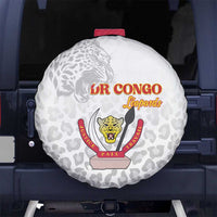 DR Congo Football Spare Tire Cover Go Champions Leopards - White - Wonder Print Shop
