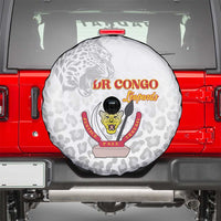 DR Congo Football Spare Tire Cover Go Champions Leopards - White - Wonder Print Shop