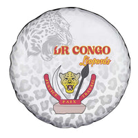 DR Congo Football Spare Tire Cover Go Champions Leopards - White - Wonder Print Shop