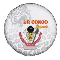 DR Congo Football Spare Tire Cover Go Champions Leopards - White - Wonder Print Shop
