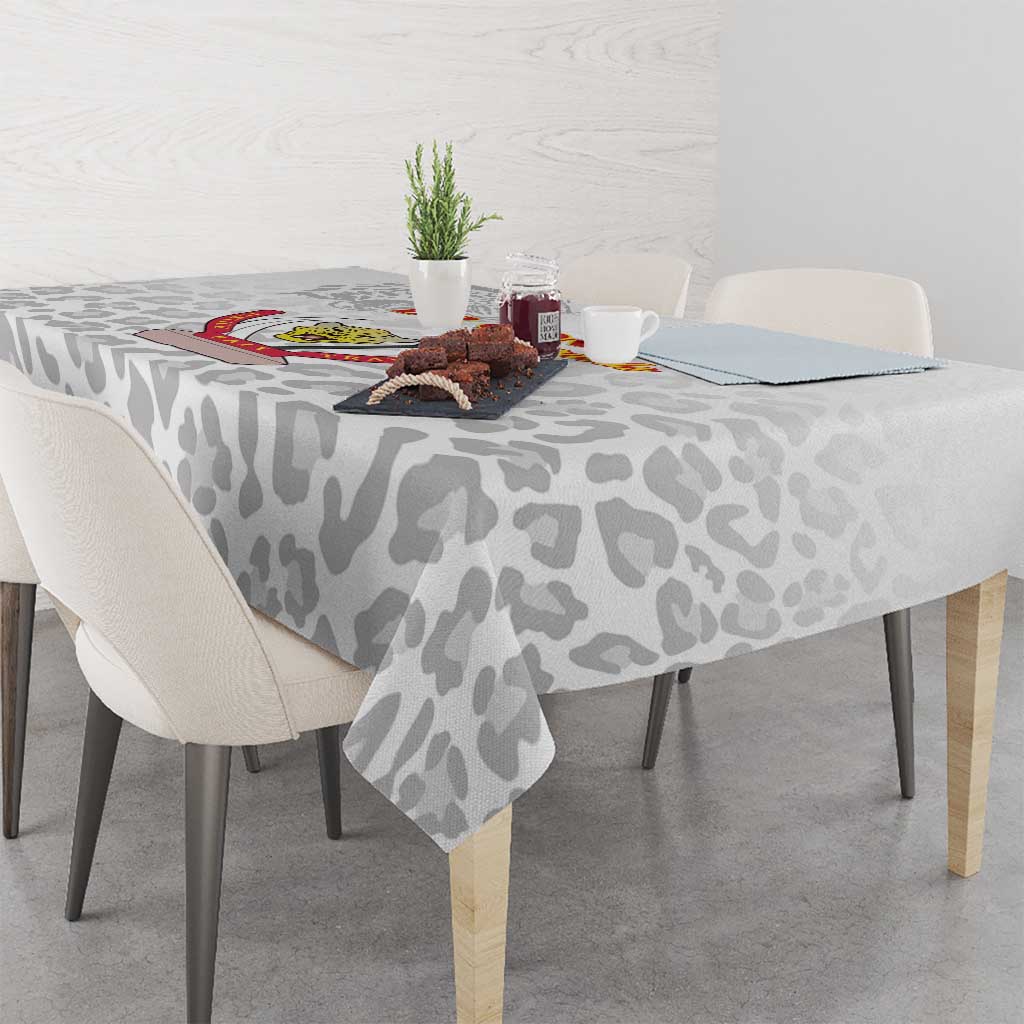 DR Congo Football Tablecloth Go Champions Leopards - White - Wonder Print Shop
