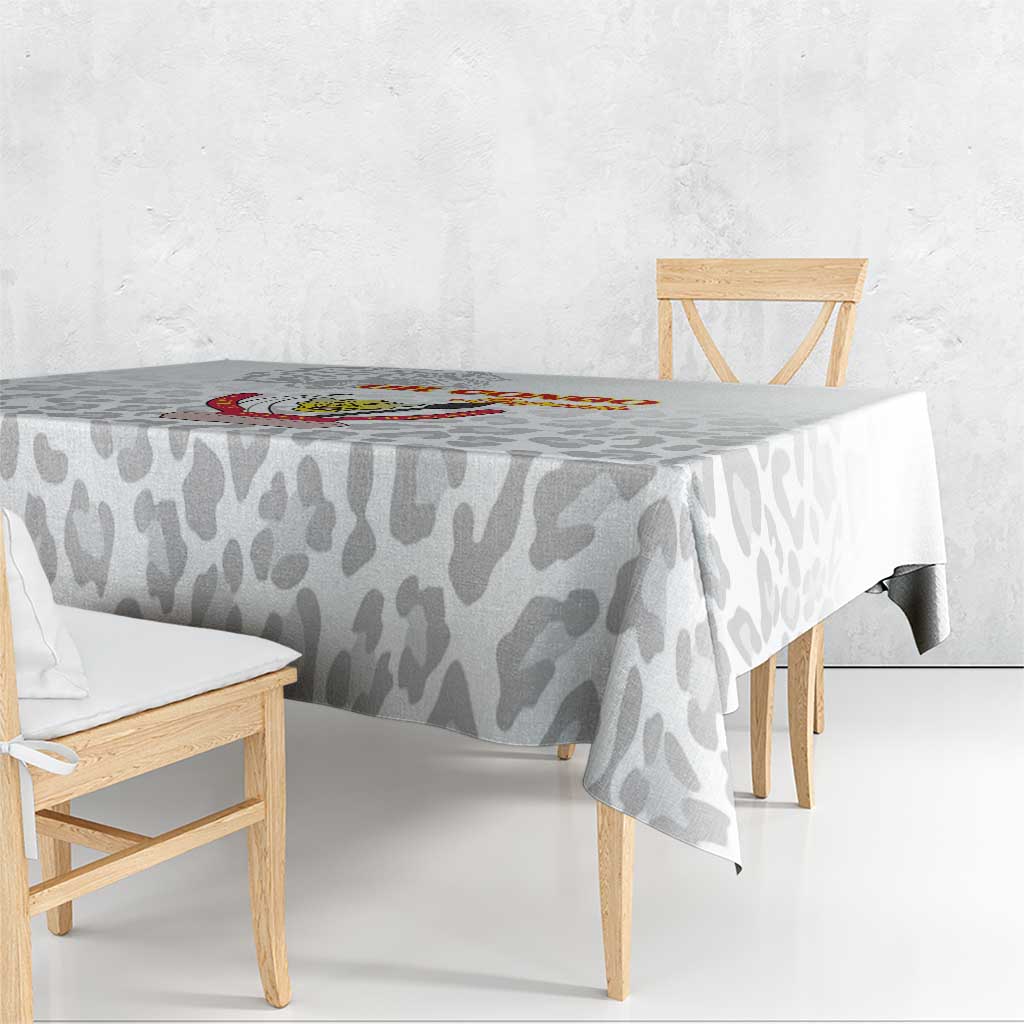DR Congo Football Tablecloth Go Champions Leopards - White - Wonder Print Shop