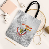 DR Congo Football Tote Bag Go Champions Leopards - White - Wonder Print Shop