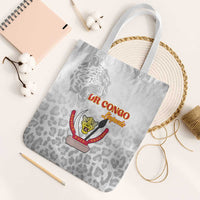 DR Congo Football Tote Bag Go Champions Leopards - White - Wonder Print Shop