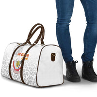 DR Congo Football Travel Bag Go Champions Leopards - White - Wonder Print Shop