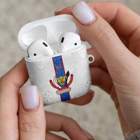 DR Congo Football AirPods Case Leopards Mix Kuba Raffia Pattern - Wonder Print Shop