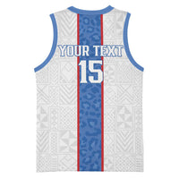 Custom DR Congo Football Basketball Jersey Leopards Mix Kuba Raffia Pattern - Wonder Print Shop