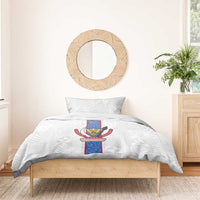 DR Congo Football Bedding Set Leopards Mix Kuba Raffia Pattern - Wonder Print Shop