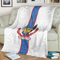 DR Congo Football Blanket Leopards Mix Kuba Raffia Pattern - Wonder Print Shop