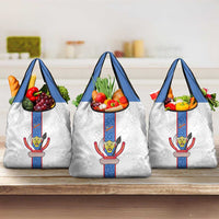 DR Congo Football Grocery Bag Leopards Mix Kuba Raffia Pattern - Wonder Print Shop