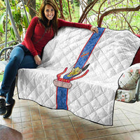 DR Congo Football Quilt Leopards Mix Kuba Raffia Pattern - Wonder Print Shop