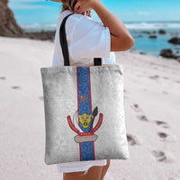 DR Congo Football Tote Bag Leopards Mix Kuba Raffia Pattern - Wonder Print Shop