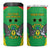 Personalised Sao Tome and Principe 4 in 1 Can Cooler Tumbler Coat Of Arms With Porcelana Rose