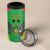 Personalised Sao Tome and Principe 4 in 1 Can Cooler Tumbler Coat Of Arms With Porcelana Rose