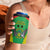 Personalised Sao Tome and Principe 4 in 1 Can Cooler Tumbler Coat Of Arms With Porcelana Rose