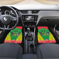 Personalised Sao Tome and Principe Car Mats Coat Of Arms With Porcelana Rose - Wonder Print Shop