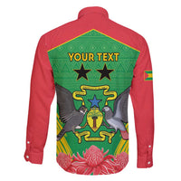 Personalised Sao Tome and Principe Family Matching Mermaid Dress and Hawaiian Shirt Coat Of Arms With Porcelana Rose - Wonder Print Shop