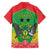Personalised Sao Tome and Principe Hawaiian Shirt Coat Of Arms With Porcelana Rose - Wonder Print Shop