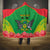 Personalised Sao Tome and Principe Hooded Blanket Coat Of Arms With Porcelana Rose - Wonder Print Shop
