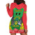 Personalised Sao Tome and Principe Hoodie Dress Coat Of Arms With Porcelana Rose - Wonder Print Shop