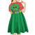 Personalised Sao Tome and Principe Kid Short Sleeve Dress Coat Of Arms With Porcelana Rose - Wonder Print Shop