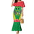 Personalised Sao Tome and Principe Mermaid Dress Coat Of Arms With Porcelana Rose - Wonder Print Shop