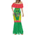 Personalised Sao Tome and Principe Mermaid Dress Coat Of Arms With Porcelana Rose - Wonder Print Shop