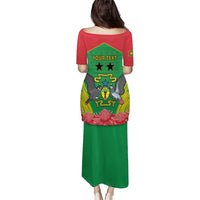 Personalised Sao Tome and Principe Puletasi Coat Of Arms With Porcelana Rose - Wonder Print Shop