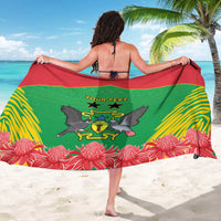 Personalised Sao Tome and Principe Sarong Coat Of Arms With Porcelana Rose - Wonder Print Shop