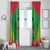 Personalised Sao Tome and Principe Window Curtain Coat Of Arms With Porcelana Rose - Wonder Print Shop