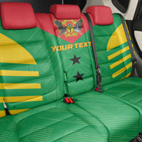 Custom Sao Tome and Principe Football Back Car Seat Cover Go Champions - Green Ver - Wonder Print Shop