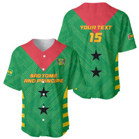 Custom Sao Tome and Principe Football Baseball Jersey Go Champions - Green Ver - Wonder Print Shop