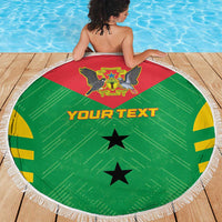 Custom Sao Tome and Principe Football Beach Blanket Go Champions - Green Ver - Wonder Print Shop