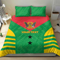 Custom Sao Tome and Principe Football Bedding Set Go Champions - Green Ver - Wonder Print Shop