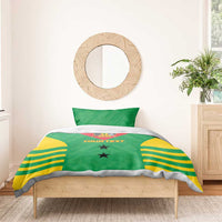 Custom Sao Tome and Principe Football Bedding Set Go Champions - Green Ver - Wonder Print Shop