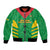 Custom Sao Tome and Principe Football Bomber Jacket Go Champions - Green Ver - Wonder Print Shop