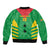 Custom Sao Tome and Principe Football Bomber Jacket Go Champions - Green Ver - Wonder Print Shop