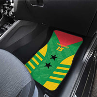 Custom Sao Tome and Principe Football Car Mats Go Champions - Green Ver - Wonder Print Shop