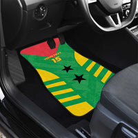 Custom Sao Tome and Principe Football Car Mats Go Champions - Green Ver - Wonder Print Shop
