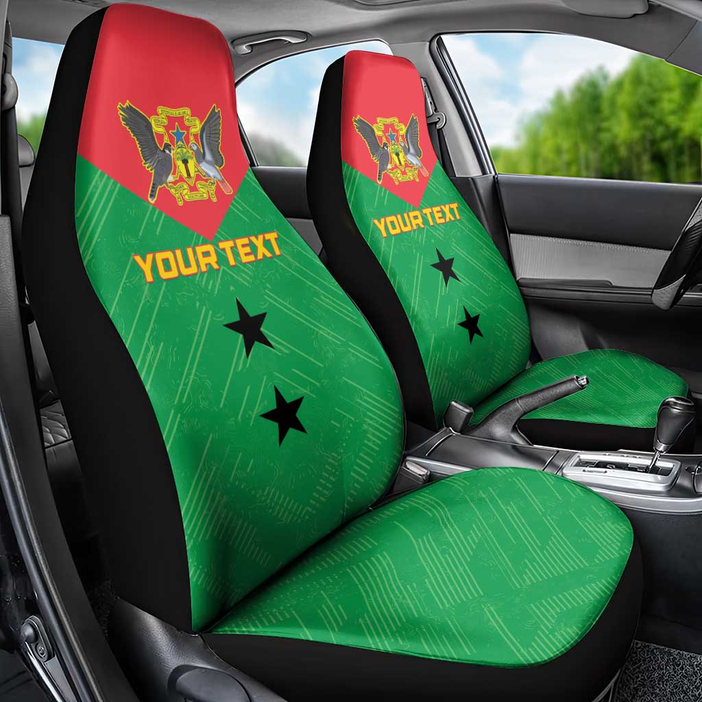 Custom Sao Tome and Principe Football Car Seat Cover Go Champions - Green Ver - Wonder Print Shop