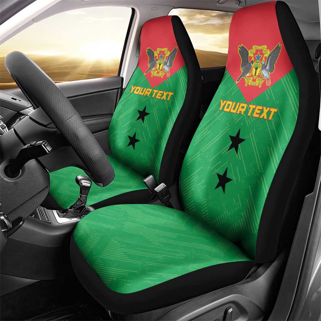 Custom Sao Tome and Principe Football Car Seat Cover Go Champions - Green Ver - Wonder Print Shop