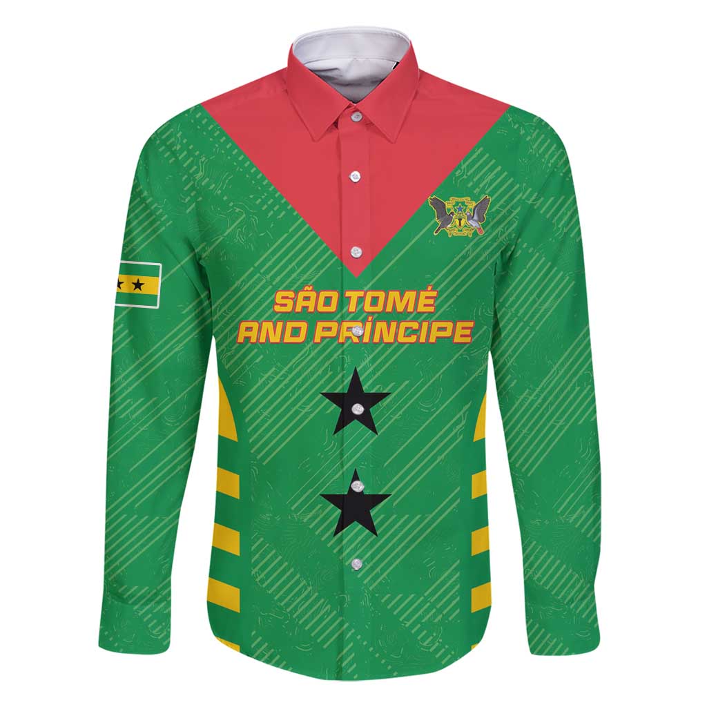 Custom Sao Tome and Principe Football Family Matching Mermaid Dress and Hawaiian Shirt Go Champions - Green Ver - Wonder Print Shop