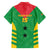 Custom Sao Tome and Principe Football Family Matching Off The Shoulder Long Sleeve Dress and Hawaiian Shirt Go Champions - Green Ver