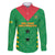 Custom Sao Tome and Principe Football Family Matching Off The Shoulder Long Sleeve Dress and Hawaiian Shirt Go Champions - Green Ver