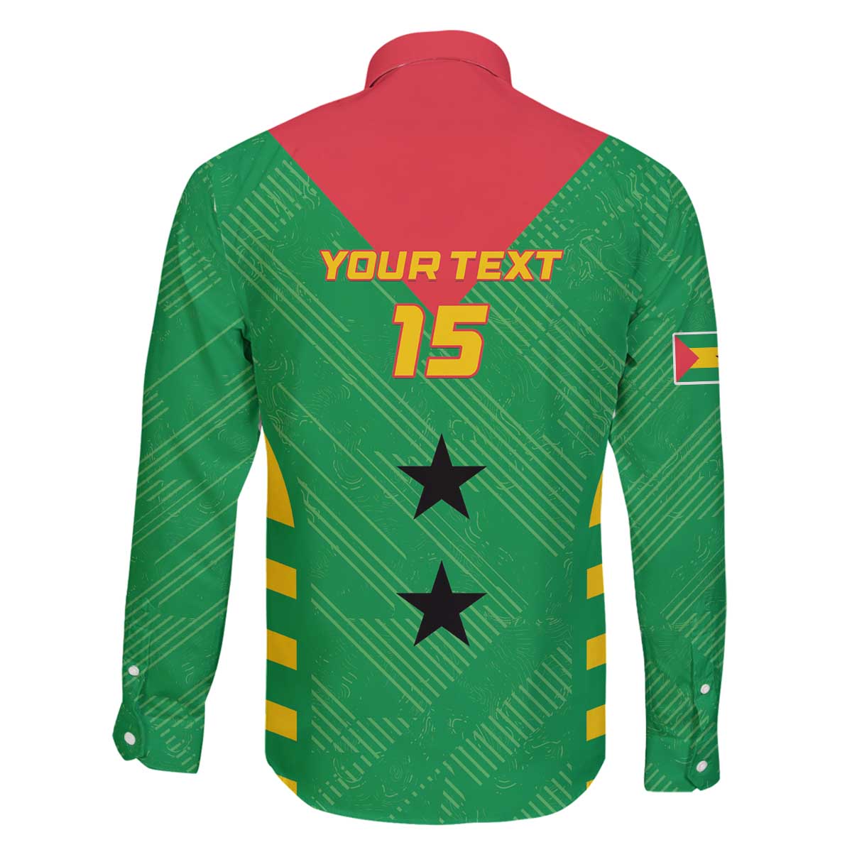 Custom Sao Tome and Principe Football Family Matching Off The Shoulder Long Sleeve Dress and Hawaiian Shirt Go Champions - Green Ver