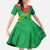 Custom Sao Tome and Principe Football Family Matching Off Shoulder Maxi Dress and Hawaiian Shirt Go Champions - Green Ver - Wonder Print Shop