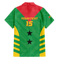 Custom Sao Tome and Principe Football Family Matching Puletasi and Hawaiian Shirt Go Champions - Green Ver