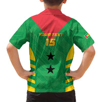 Custom Sao Tome and Principe Football Family Matching Summer Maxi Dress and Hawaiian Shirt Go Champions - Green Ver - Wonder Print Shop
