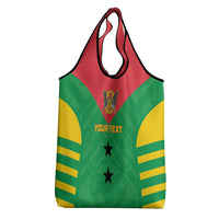 Custom Sao Tome and Principe Football Grocery Bag Go Champions - Green Ver