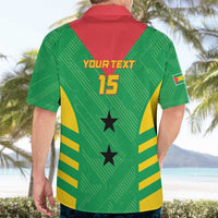 Custom Sao Tome and Principe Football Hawaiian Shirt Go Champions - Green Ver - Wonder Print Shop